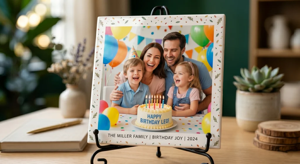 Azulejos personalizados para aniversários criativos em Fortaleza