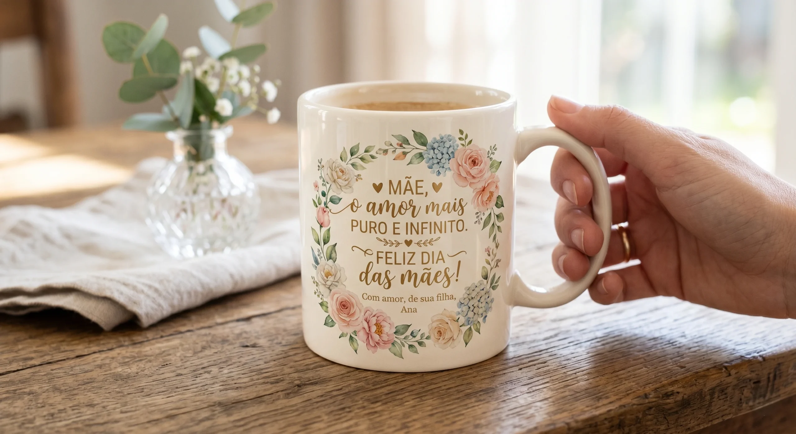 15 Frases para Caneca Personalizada de Dia das Mães